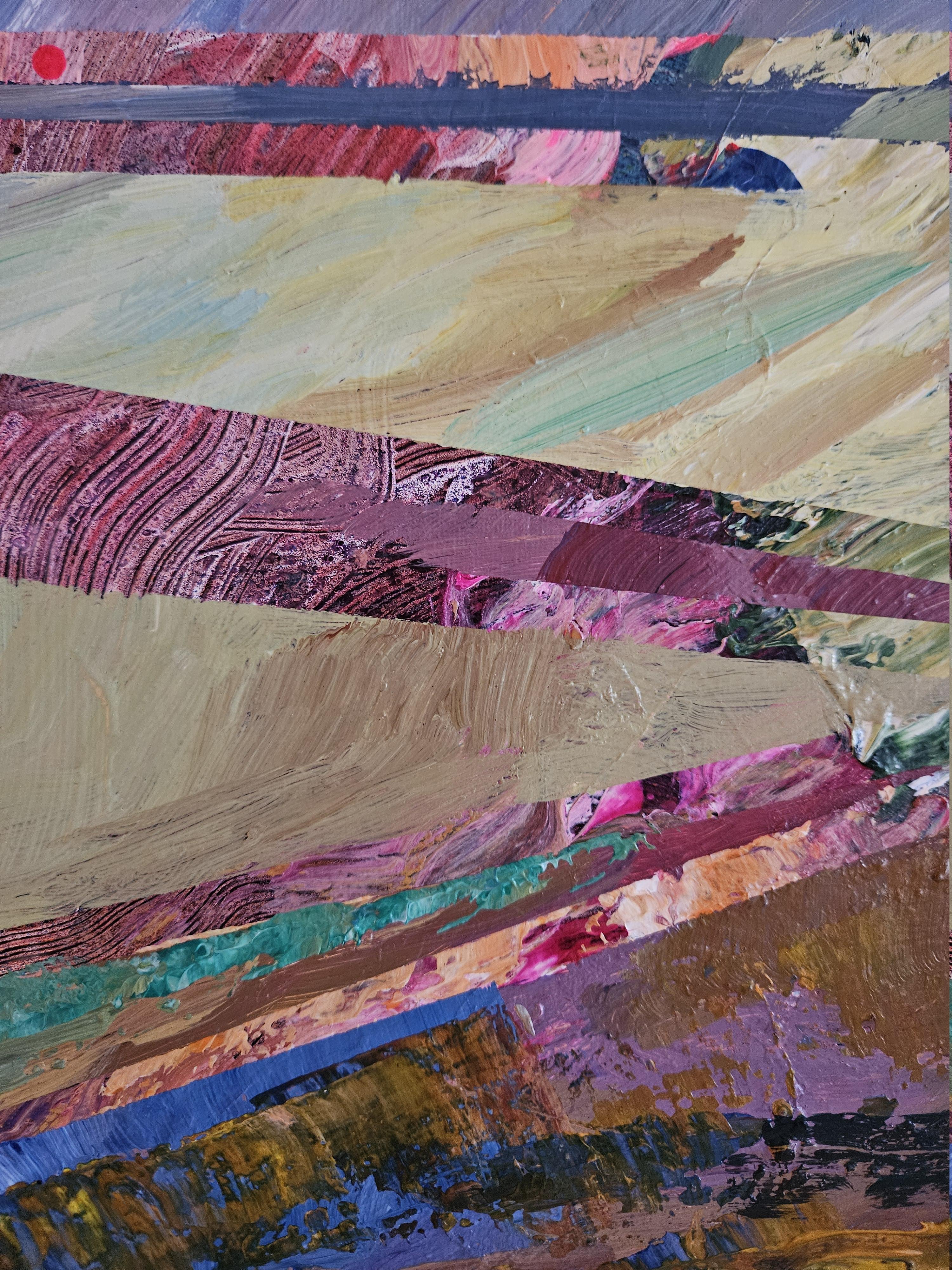 The Summer Within - Abstract Painting by Tatiana Hellum