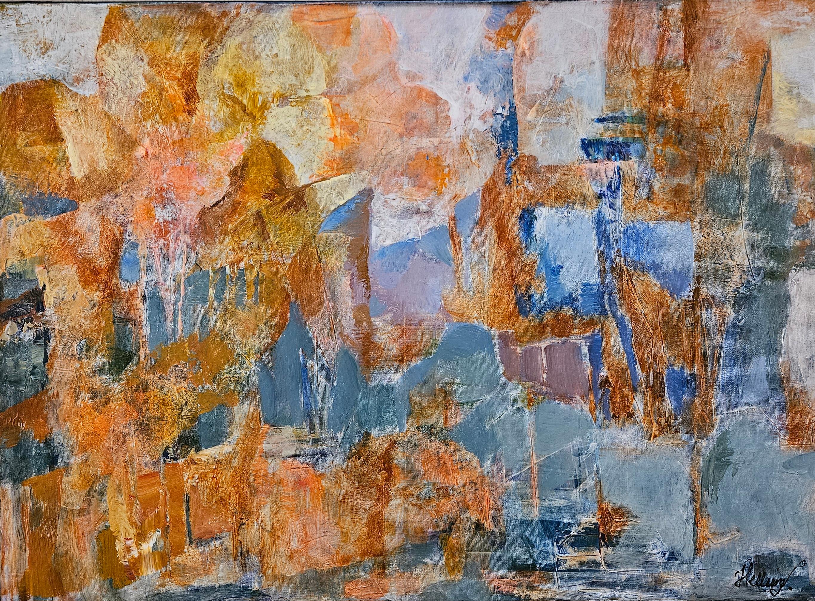 Tatiana Hellum Abstract Painting - Traces