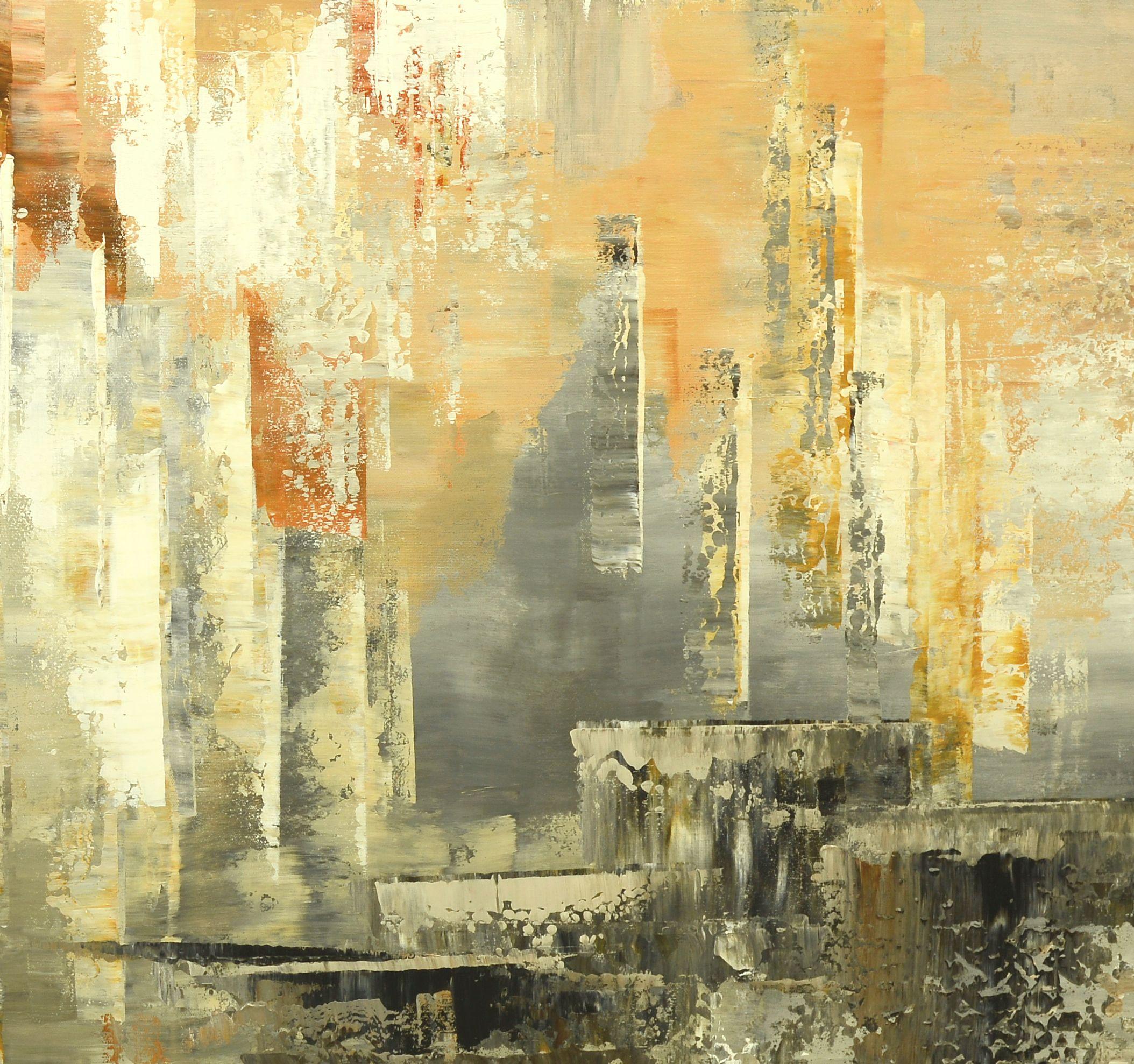 ANCIENT ARCHITECTS, Painting, Acrylic on Canvas For Sale 2