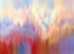 AURORA AUSTRALIS, peinture, acrylique sur toile