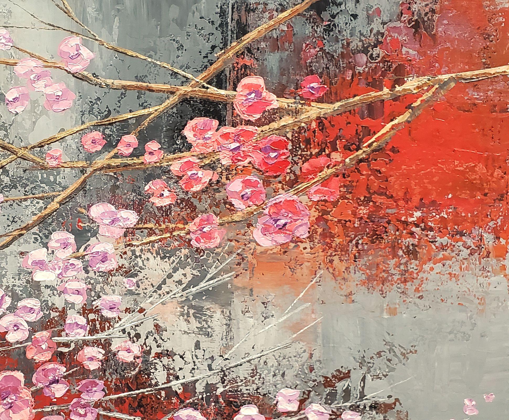 BLOSSOM FEST, Gemälde, Acryl auf Leinwand (Zeitgenössisch), Painting, von Tatiana  Iliina