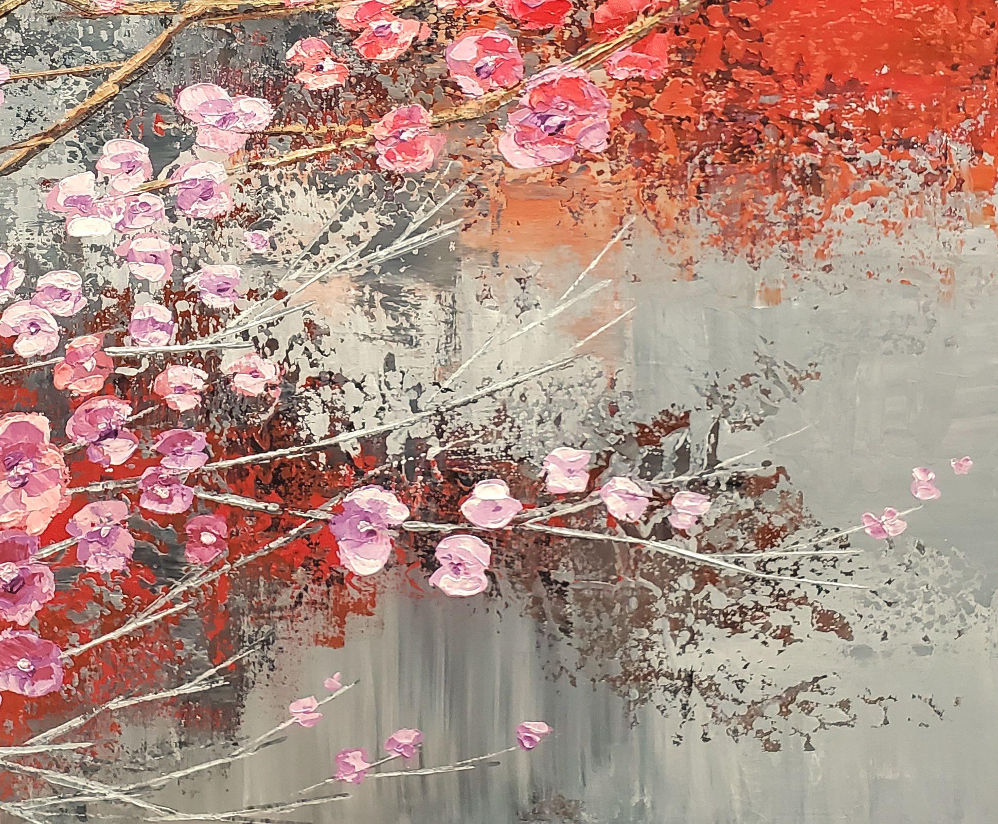 BLOSSOM FEST, Gemälde, Acryl auf Leinwand im Angebot 2