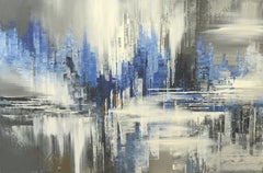 ICE AND SHADOWS, Painting, Acrylic on Canvas