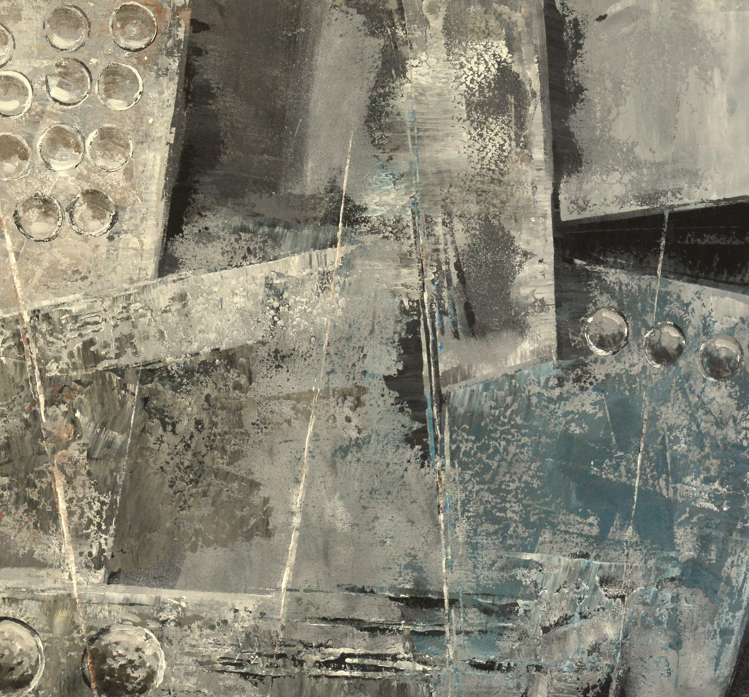 ROCKY LANDING, peinture, acrylique sur toile en vente 3