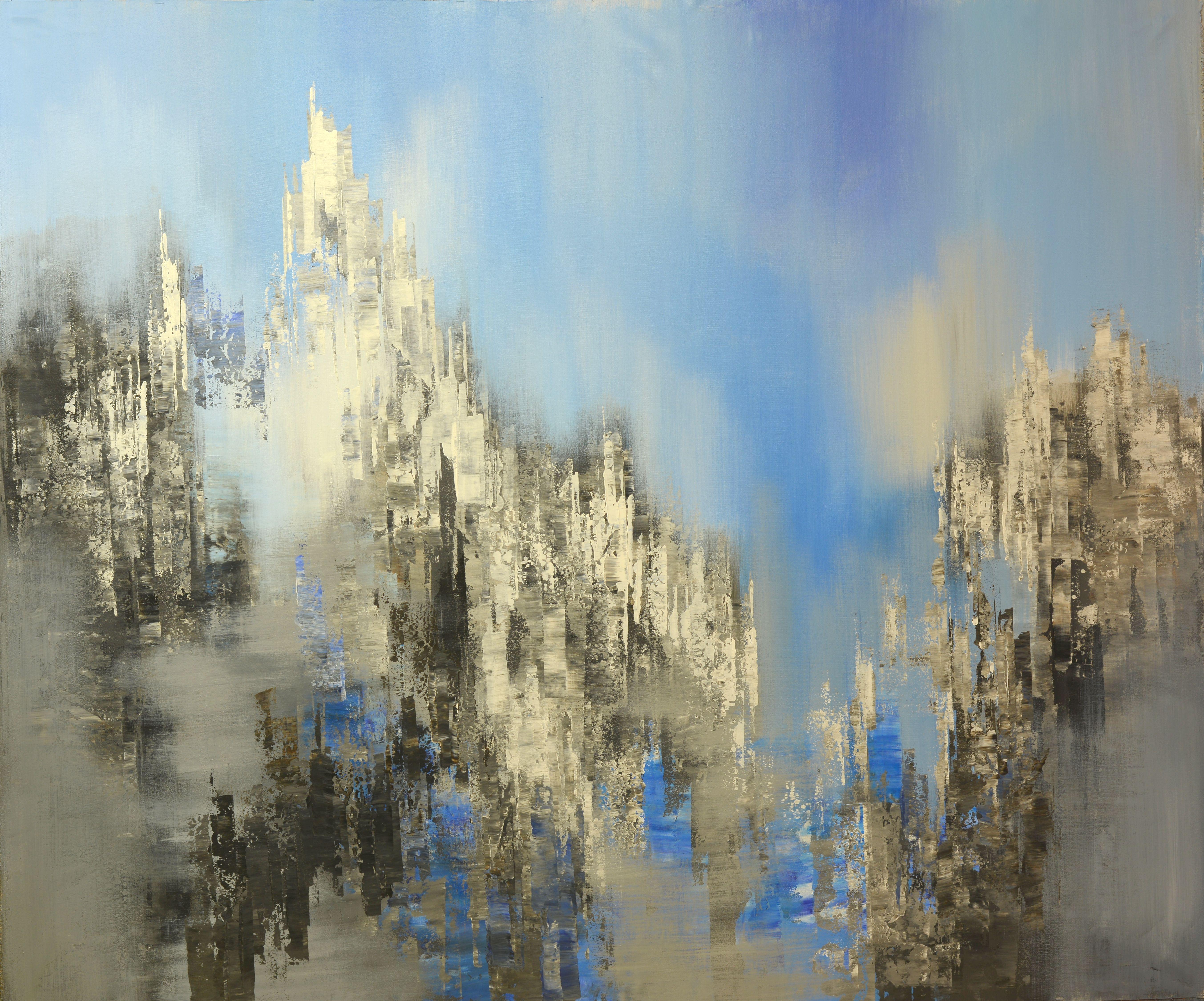 SIF ISLAND, Peinture, Acrylique sur Toile - Painting de Tatiana  Iliina