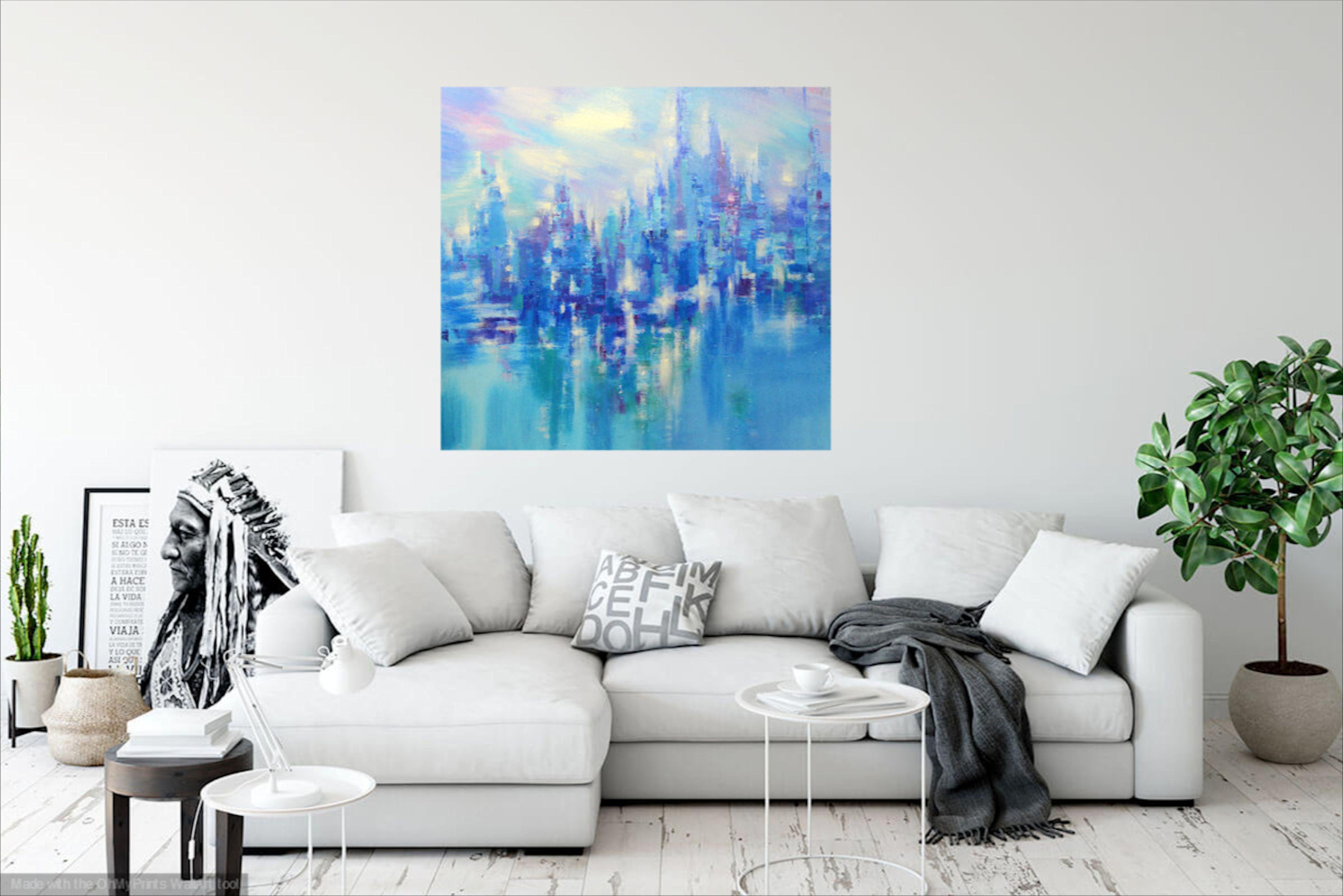 STAR CITY BLUES, Pintura, Acrílico sobre lienzo en venta 2