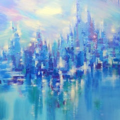 STAR CITY BLUES, Painting, Acrylic on Canvas