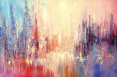 Cityscape, Abstract Painting