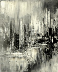 Reflections fugaces, peinture abstraite