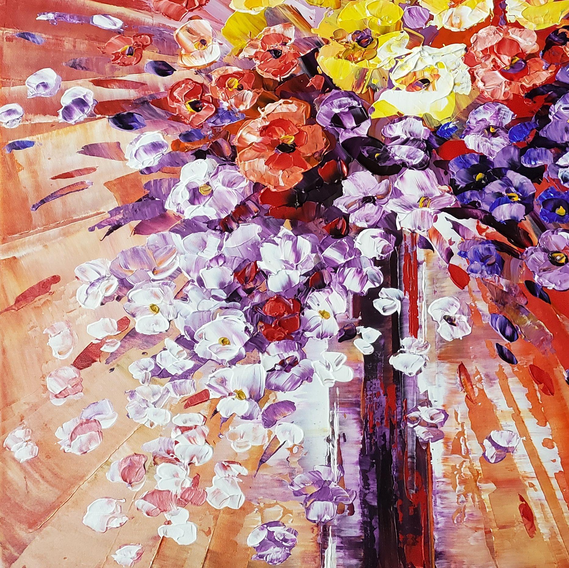HAPPIER FORTUNES, Pintura, Acrílico sobre lienzo - Painting de Tatiana Iliina