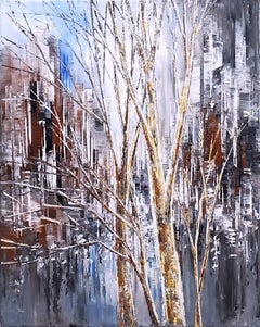 Silver Reflections, Original Painting