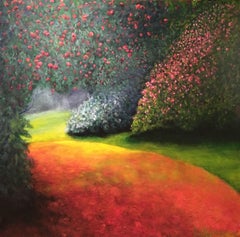 „Die Gartenparty“, Gemälde, Acryl auf Leinwand
