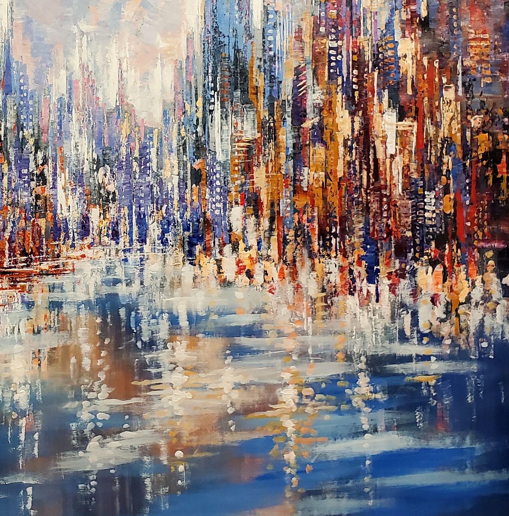 TORRI AL TIMBRO, Pittura, Acrilico su tela in vendita 2