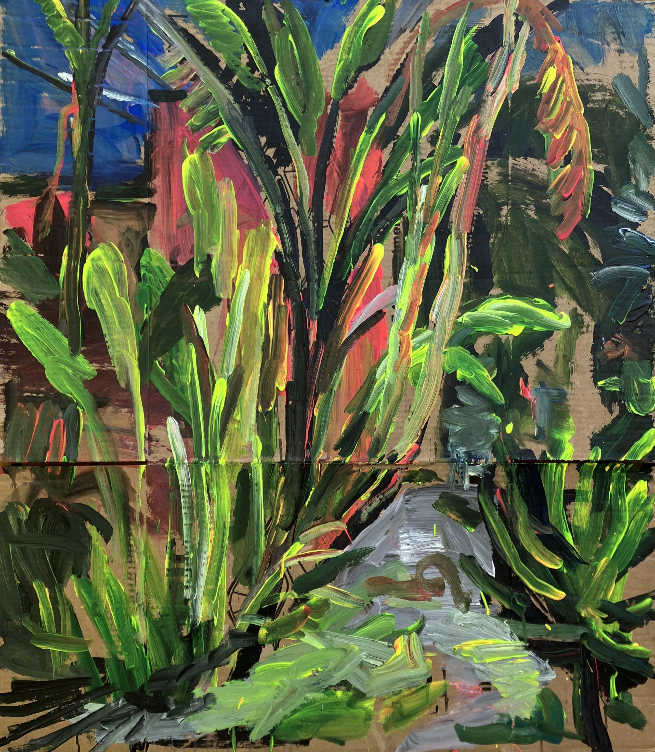 UNPUBLISHED POET, Pittura, Acrilico su tela - Painting di Tatiana Iliina