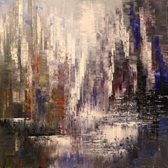 Urban Ramparts, Abstract Painting