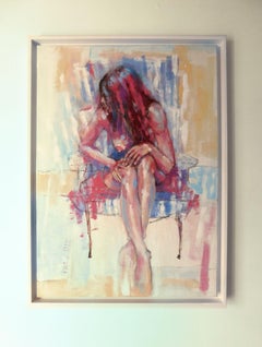 Mermaid, Peinture, Huile sur Toile