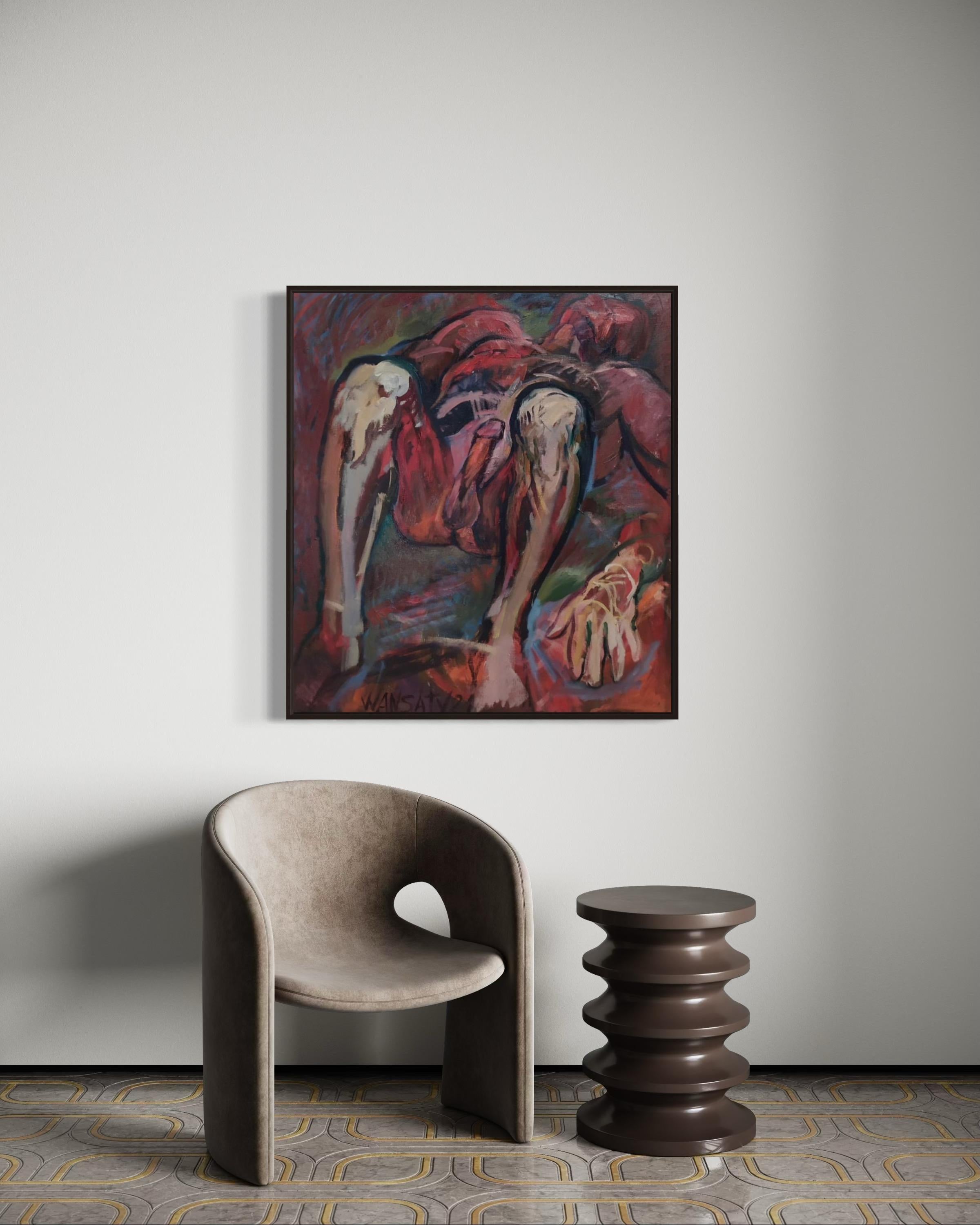 Dulce sueño del fauno, 2021, 90x80 cm