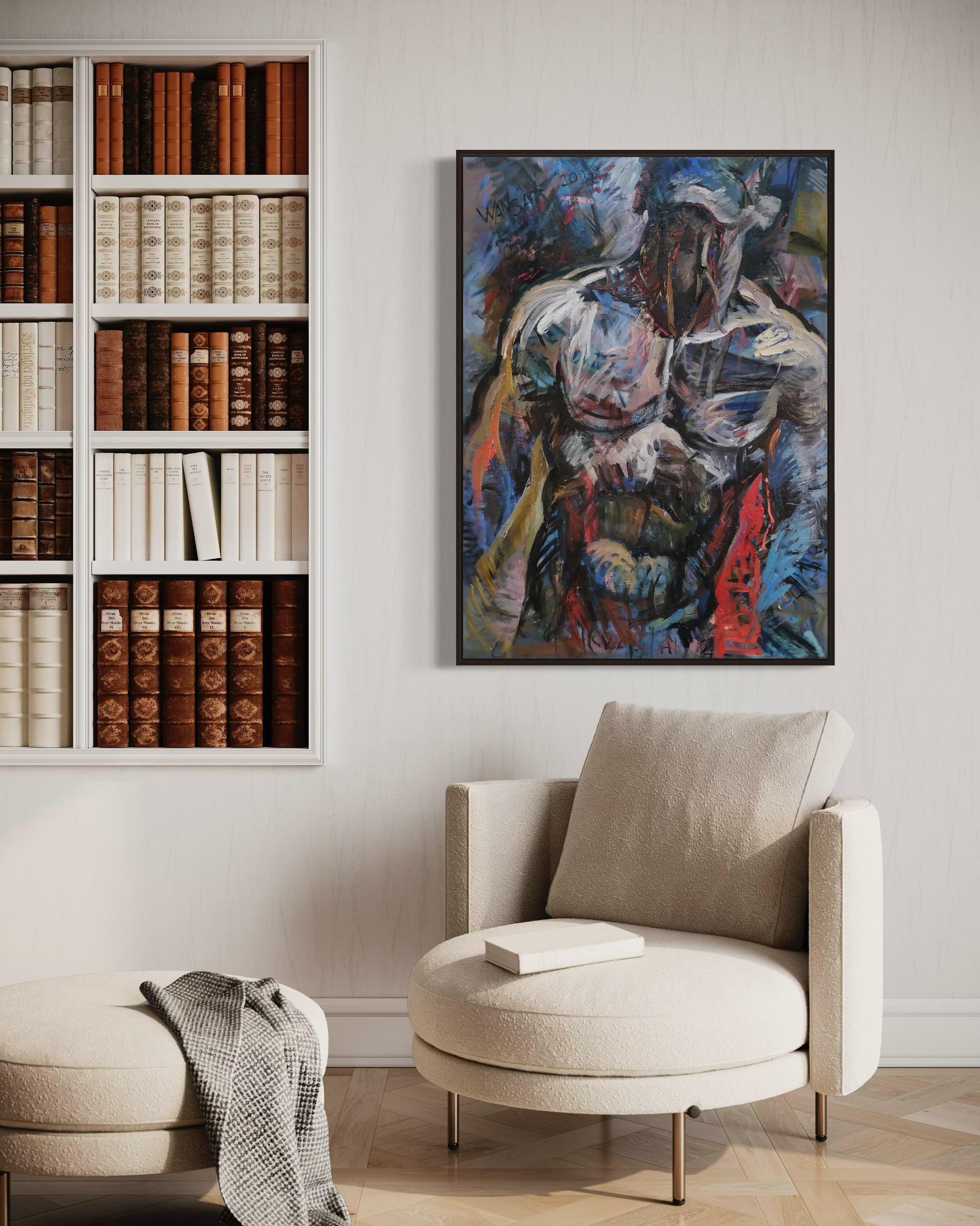 Sono io, Signore, 110x80cm, 0il/acrilico/tela in vendita 1