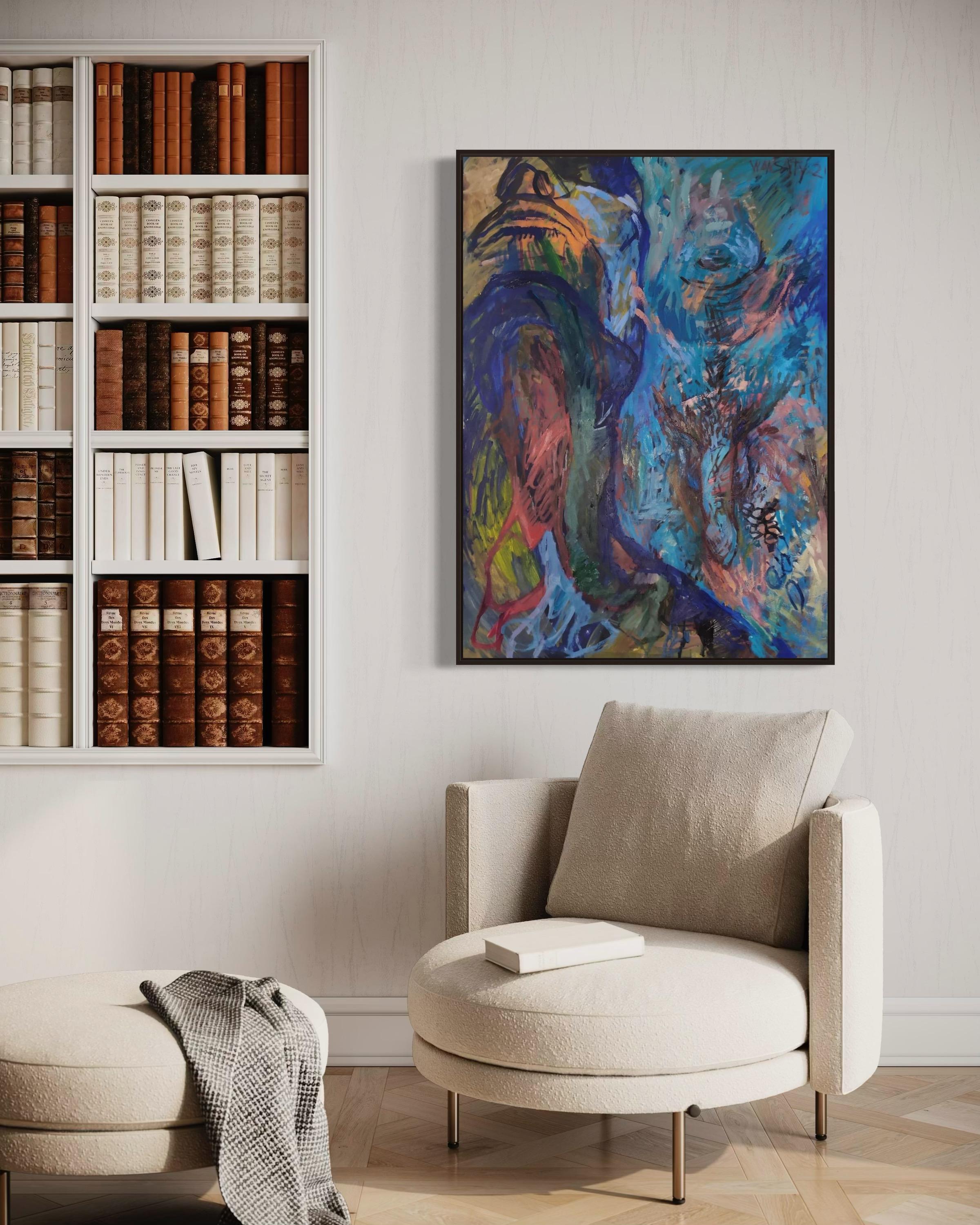 Mouvement ascendant, 110x80cm