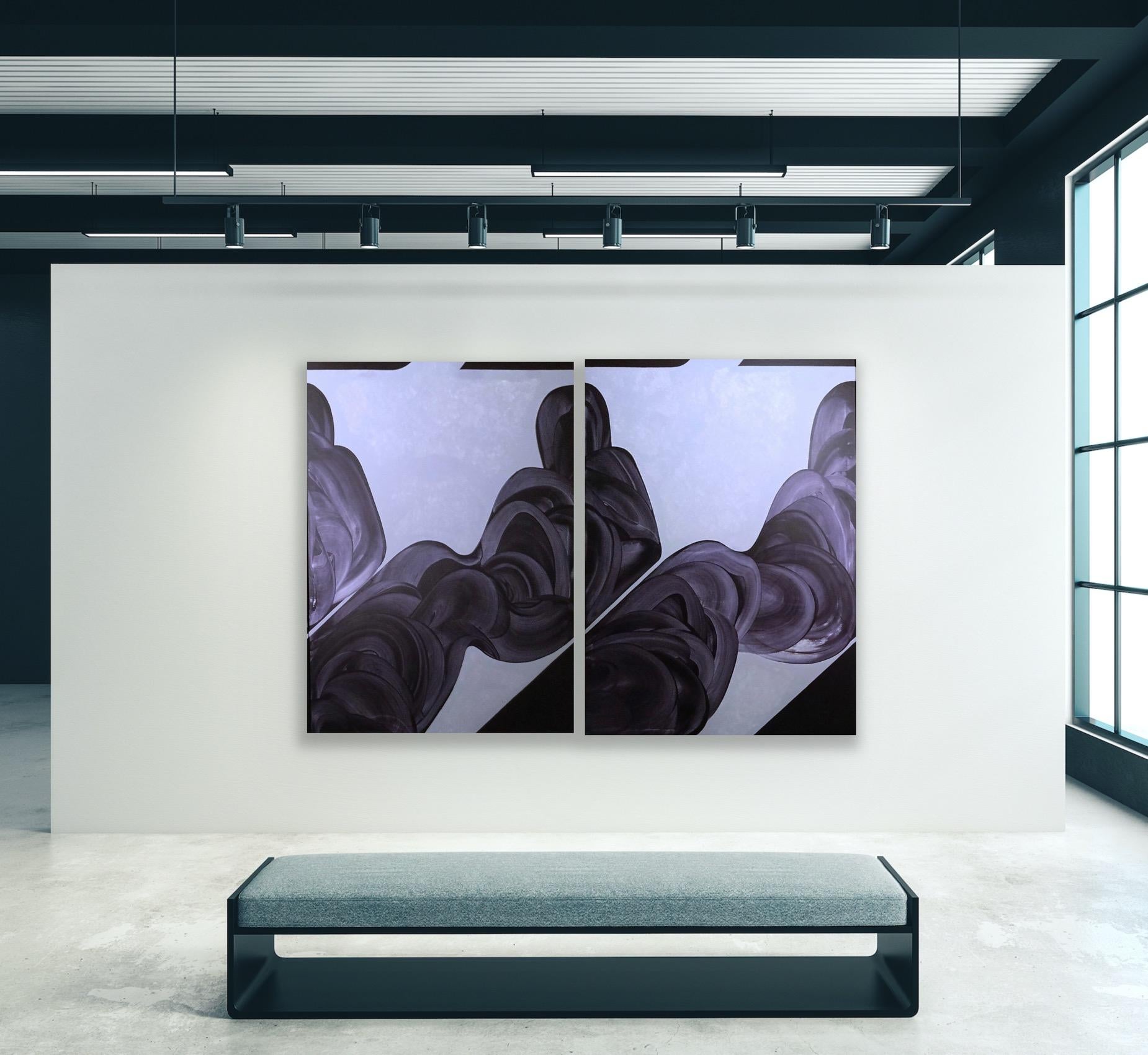 Dittico. Trovami, 140 x200cm, acrilico su tela - Art di Tatiana Nega