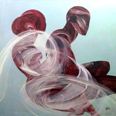 Ho tanta voglia di stare con te, 100x100cm, acrilico su tela