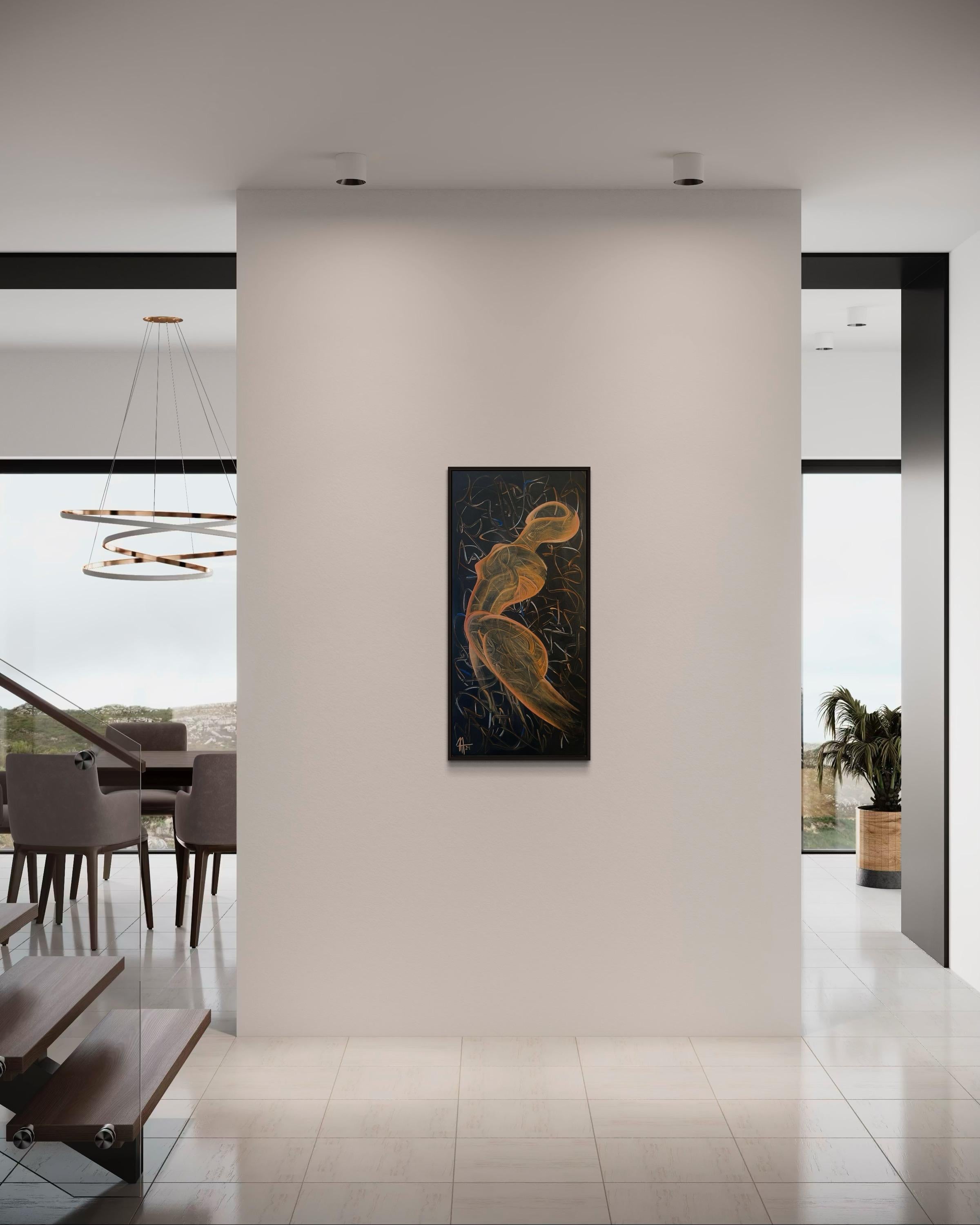 Maenad, 100х50 cm, acrylic on canvas For Sale 1