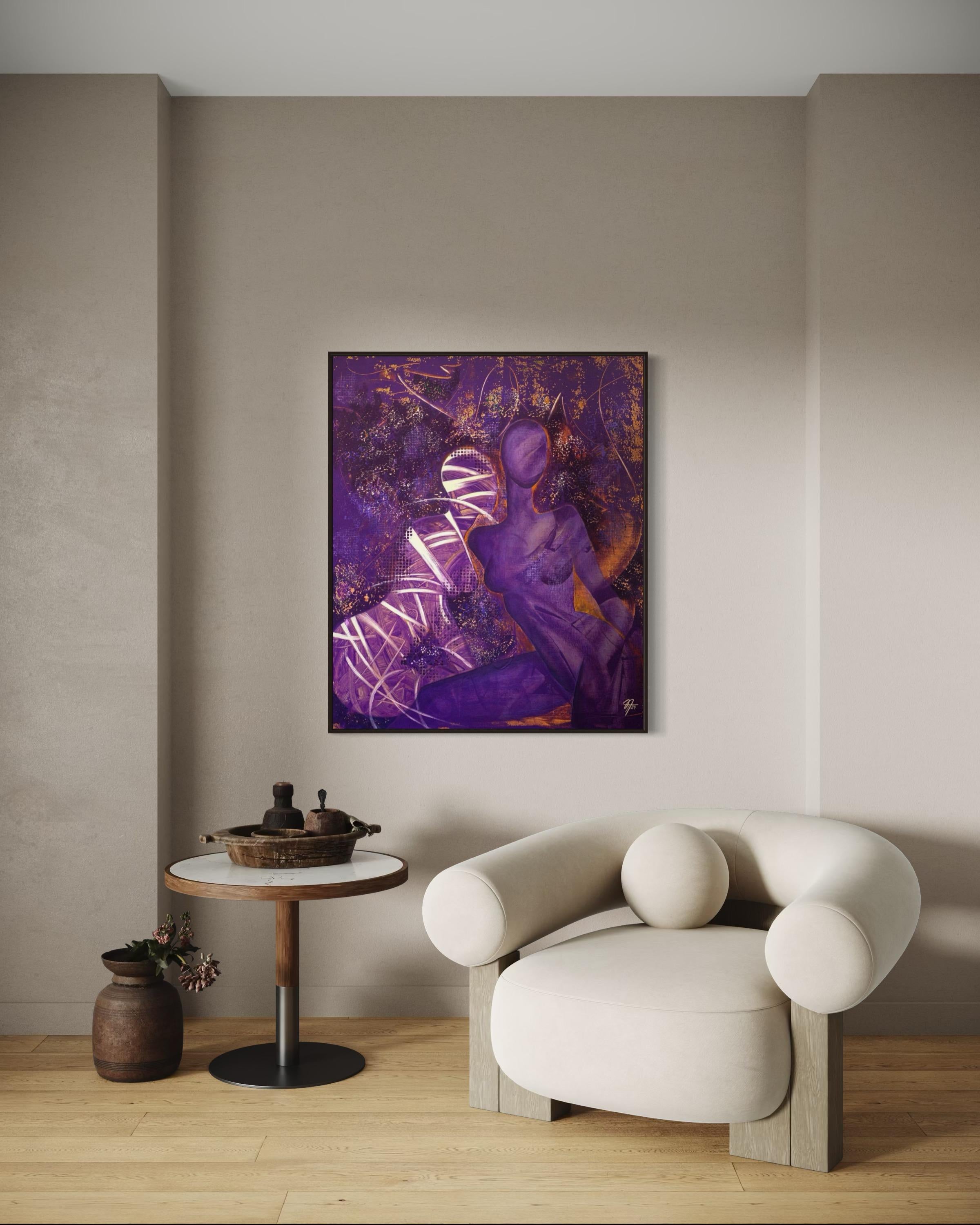 Marvelous tech world 1, 120х100 cm, acrylic on canvas For Sale 1
