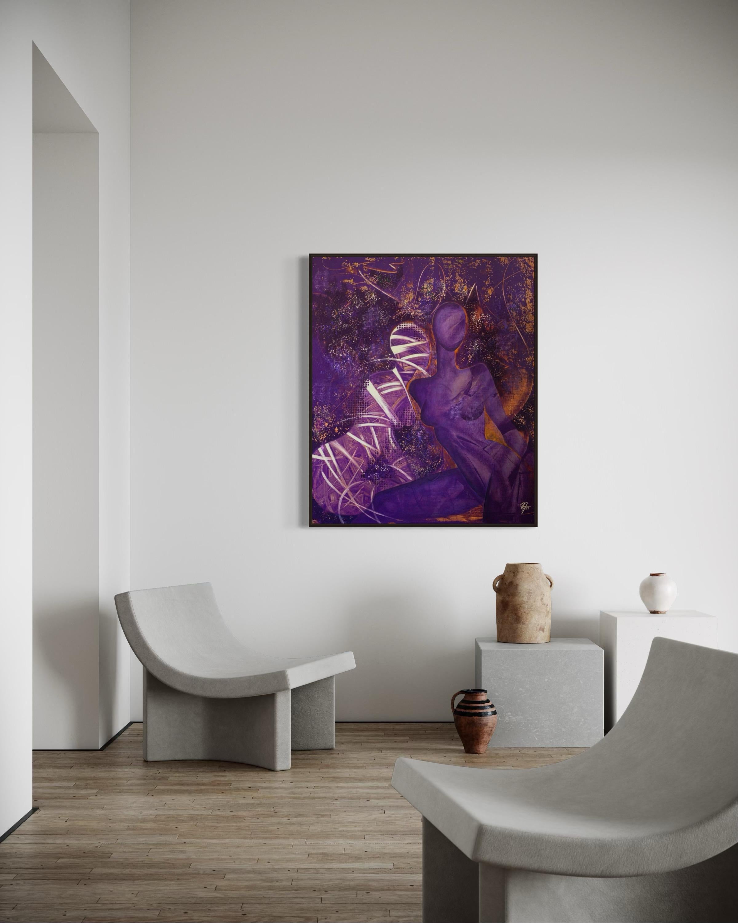 Marvelous tech world 1, 120х100 cm, acrylic on canvas For Sale 2