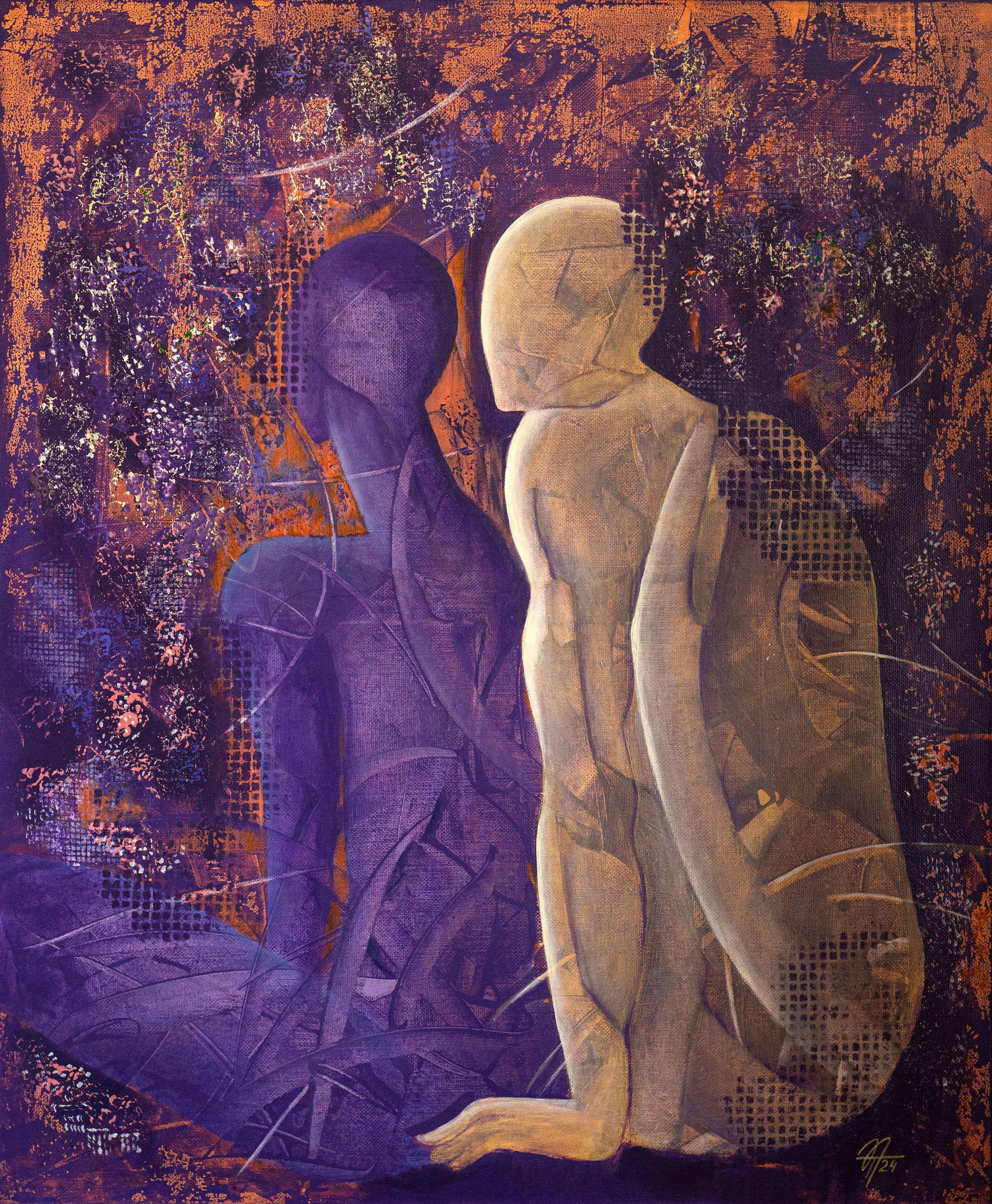 Mondo tecnologico meraviglioso 2, 120х100 cm, acrilico su tela - Art di Tatiana Nega