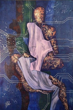 Useless bodies 1, 120х80 cm, acrylic on canvas