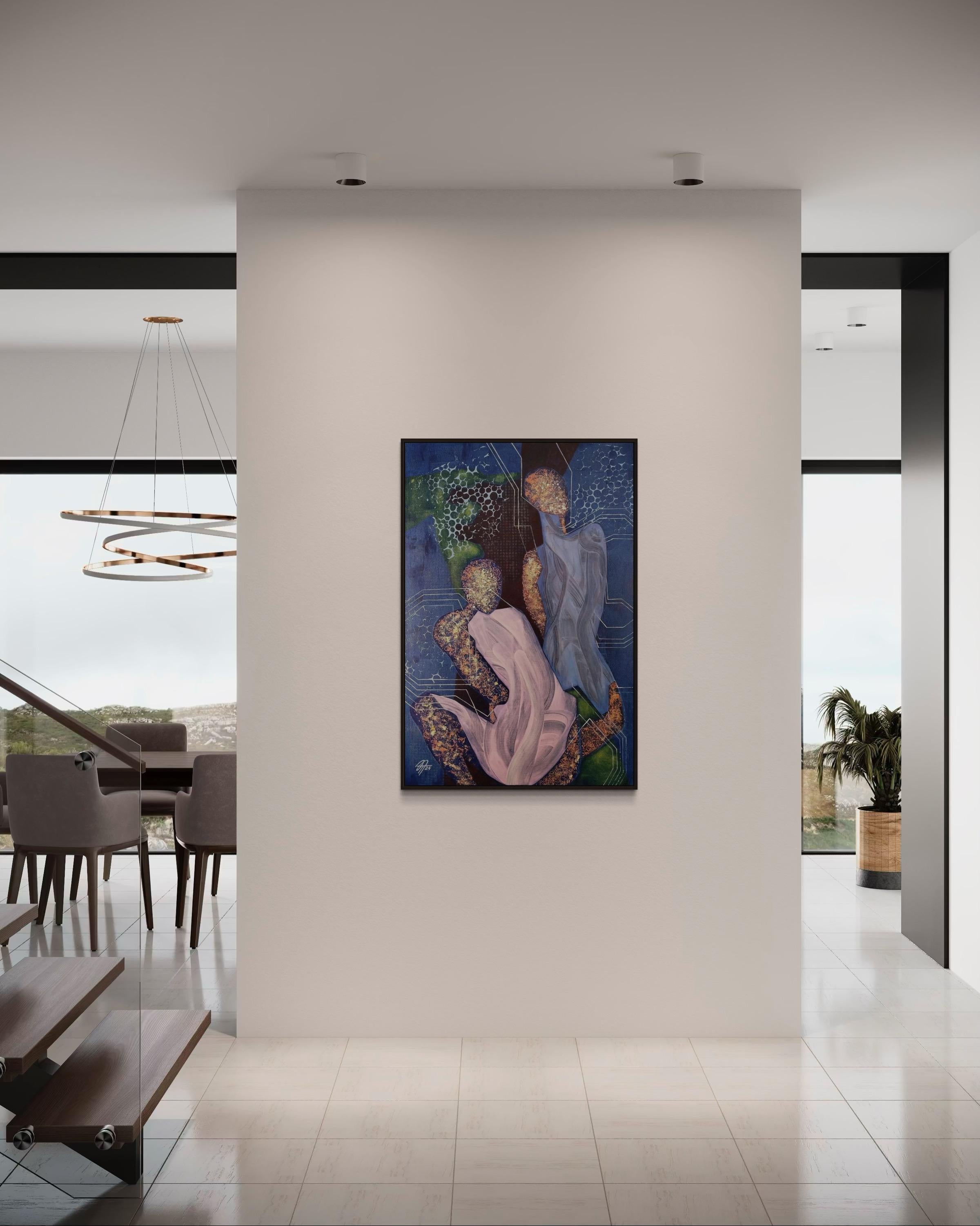 Corpi inutili 2, 120х80 cm, acrilico su tela in vendita 3