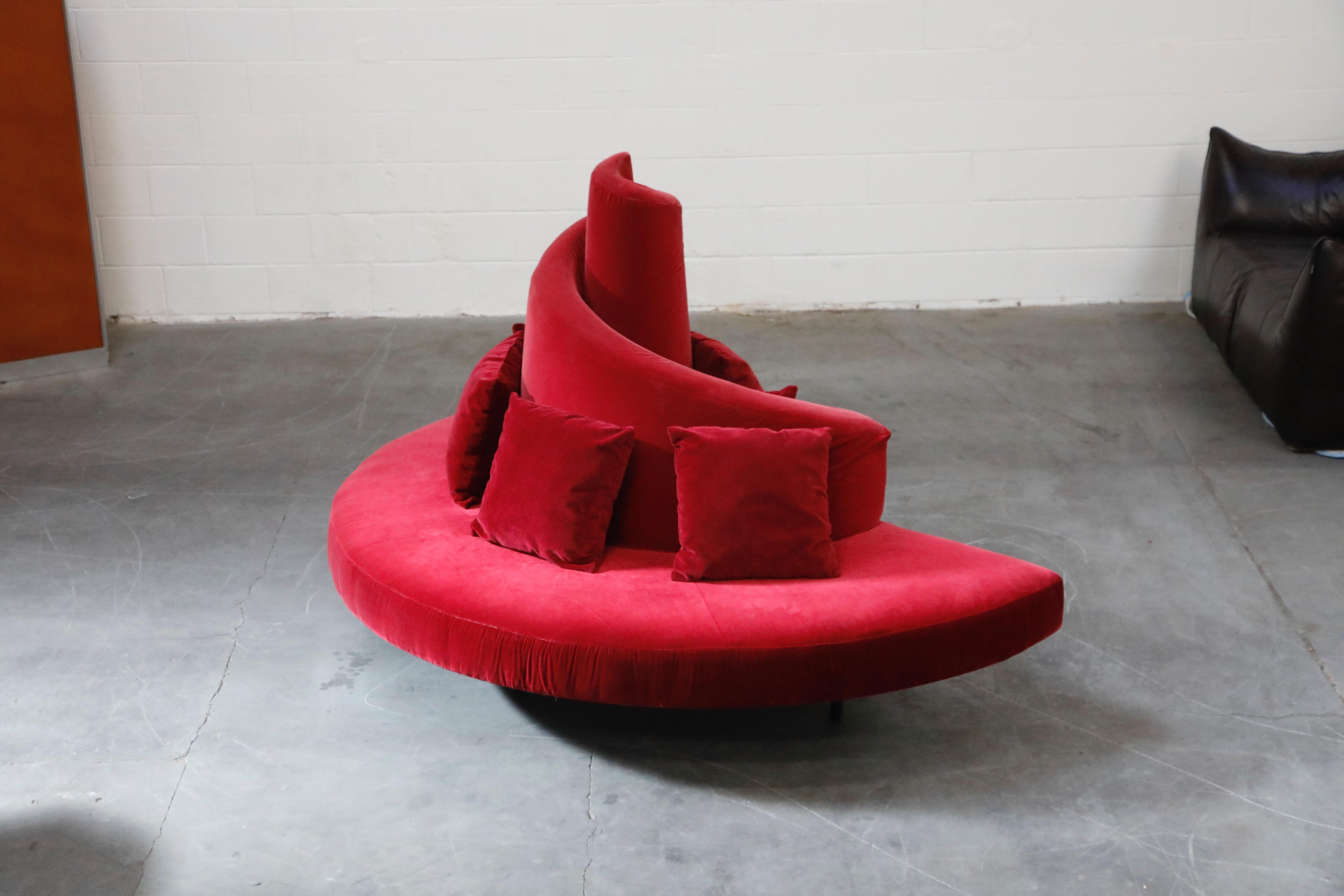 Contemporary 'Tatlin' Center Round Sofa by Mario Cananzi and Roberto Semprini for Edra, 2002