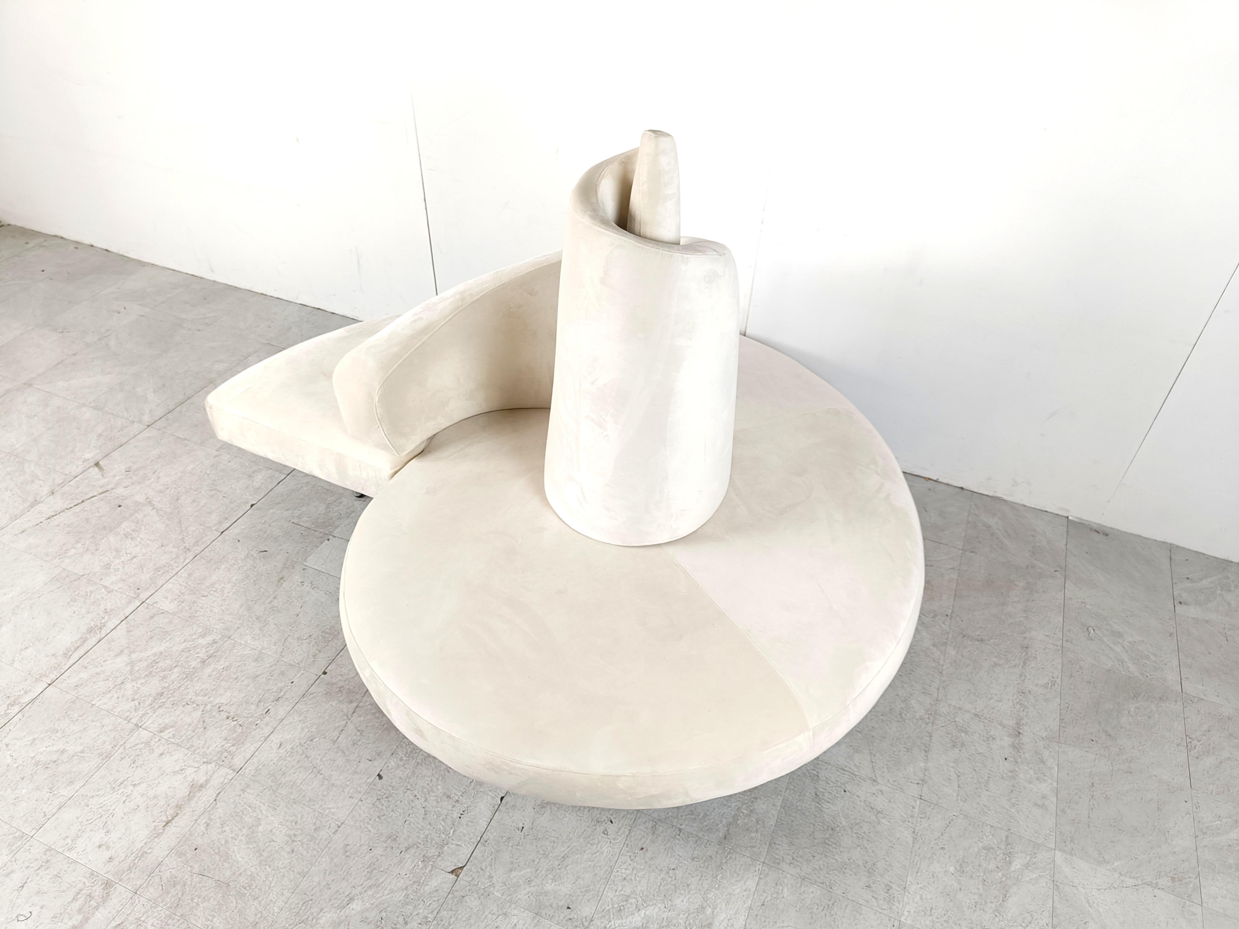 Tatlin Sofa in Velvet from Edra, 1990s 2