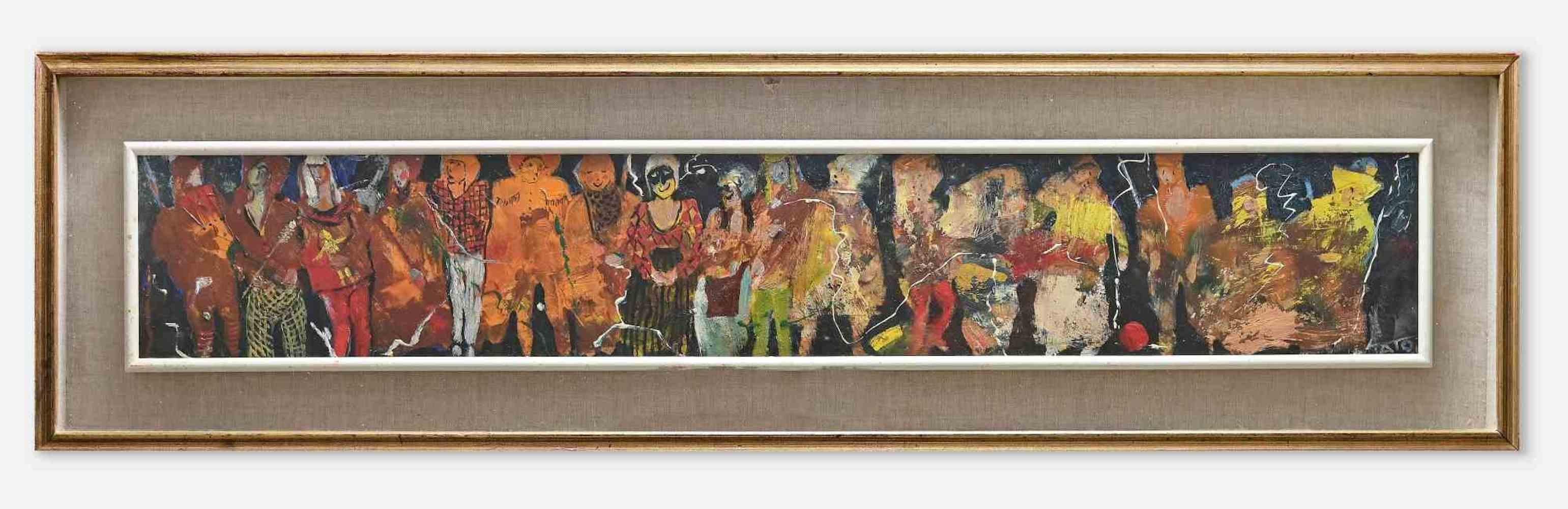 Abstract Composition - Oil Painting by Tato - Early 20th Century