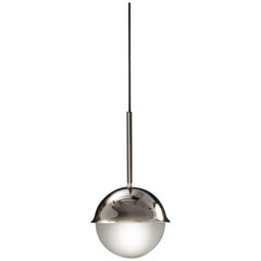 Tato Italia Netta Sospensione Pendant Lamp in Black Chrome