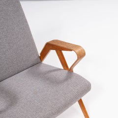 Tatra Nábytok Bentwood No.24-23 Grey Armchair, 1960s