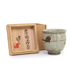 Tatsuzo Shimaoka - Yunomi con caja firmada (INV# NP3196)