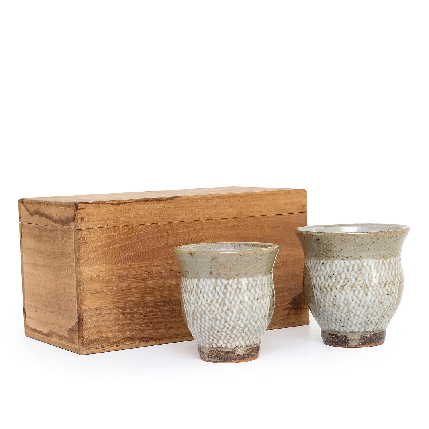 Set Yunomi con scatola di Tatsuzo Shimaoka (INV# NP3206) in vendita 1