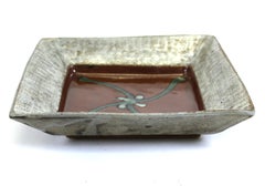Tatsuzo Shimaoka Japanese Glazed Stoneware Tray