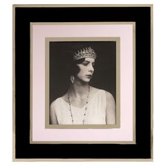 Tatti Picture Frame by Giberto Venezia, Cobalt Bronze with Enamel