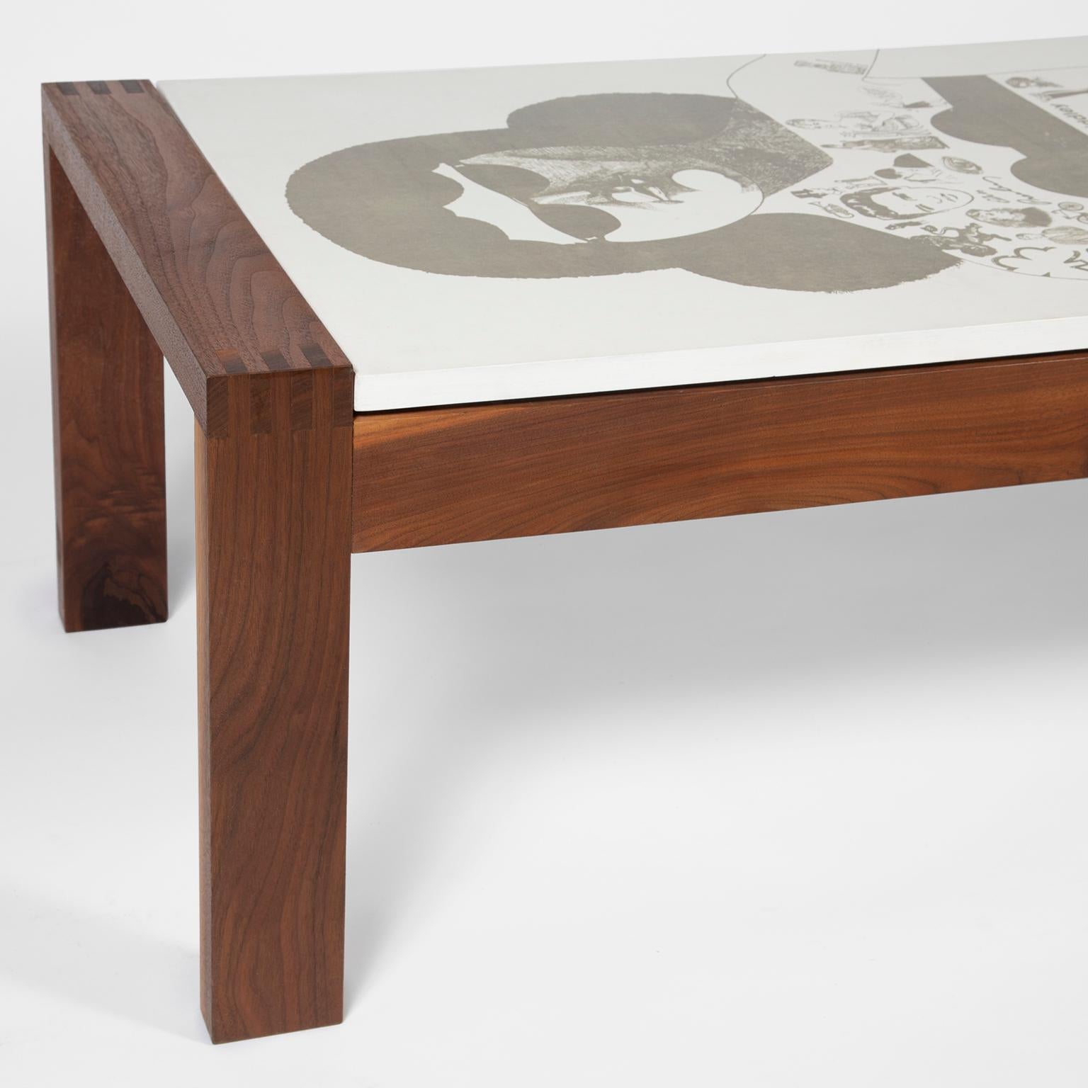Tattoo Lady Table by DANAD Design 'Peter Blake' For Sale 1