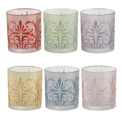 Tattoo Set of 6 Water Glasses