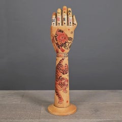 Tattooed Wooden Arm