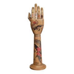 Tattooed Wooden Arm