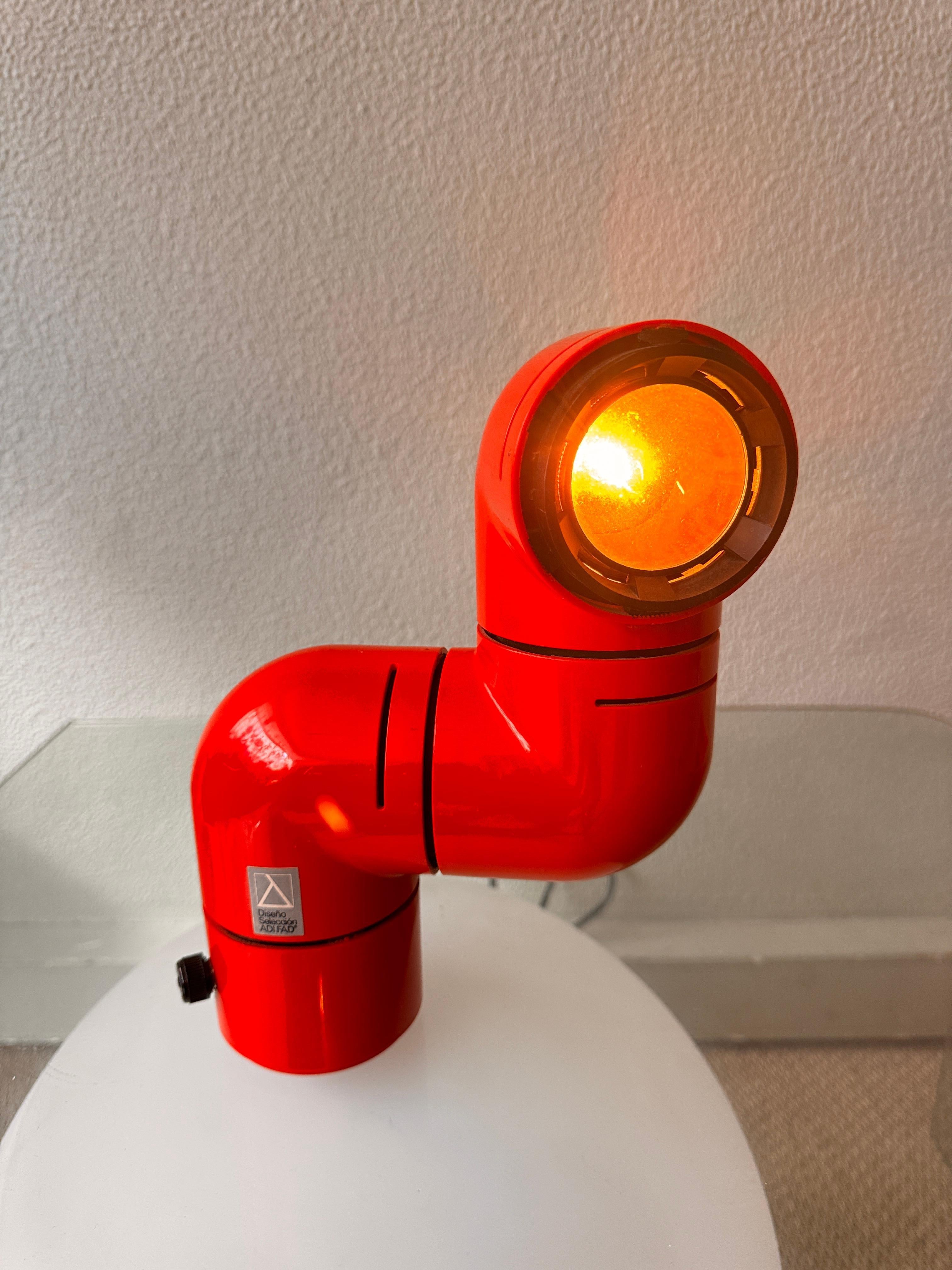 Lampada da tavolo Tatu di André Ricard per Metalarte 1972 Spagna in vendita 1