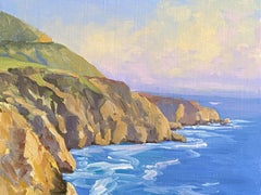 Viaje por carretera a Big Sur, Pintura, Óleo sobre lienzo