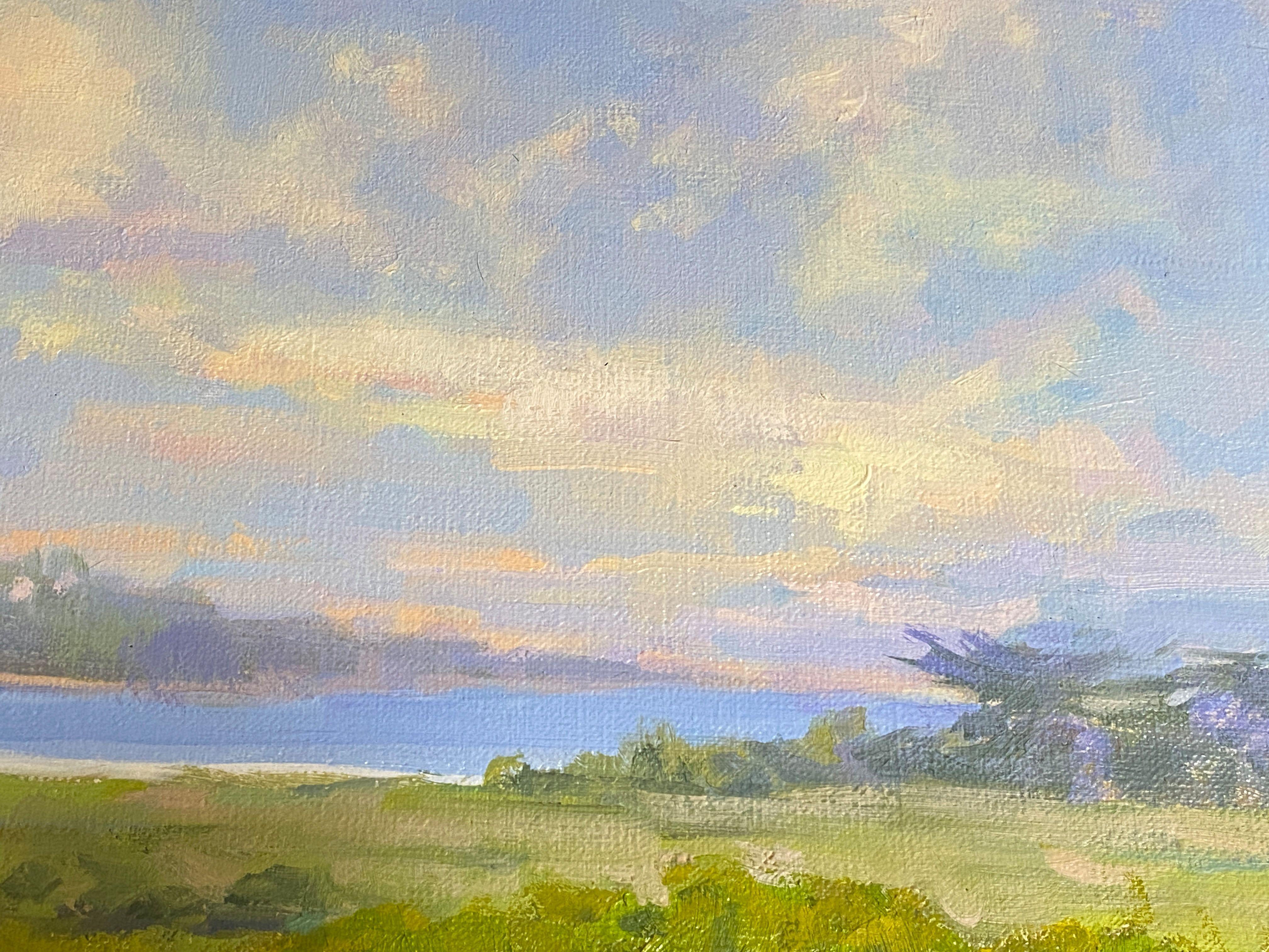 Mission Ranch Pasture With a View, Painting, Oil on Canvas 1