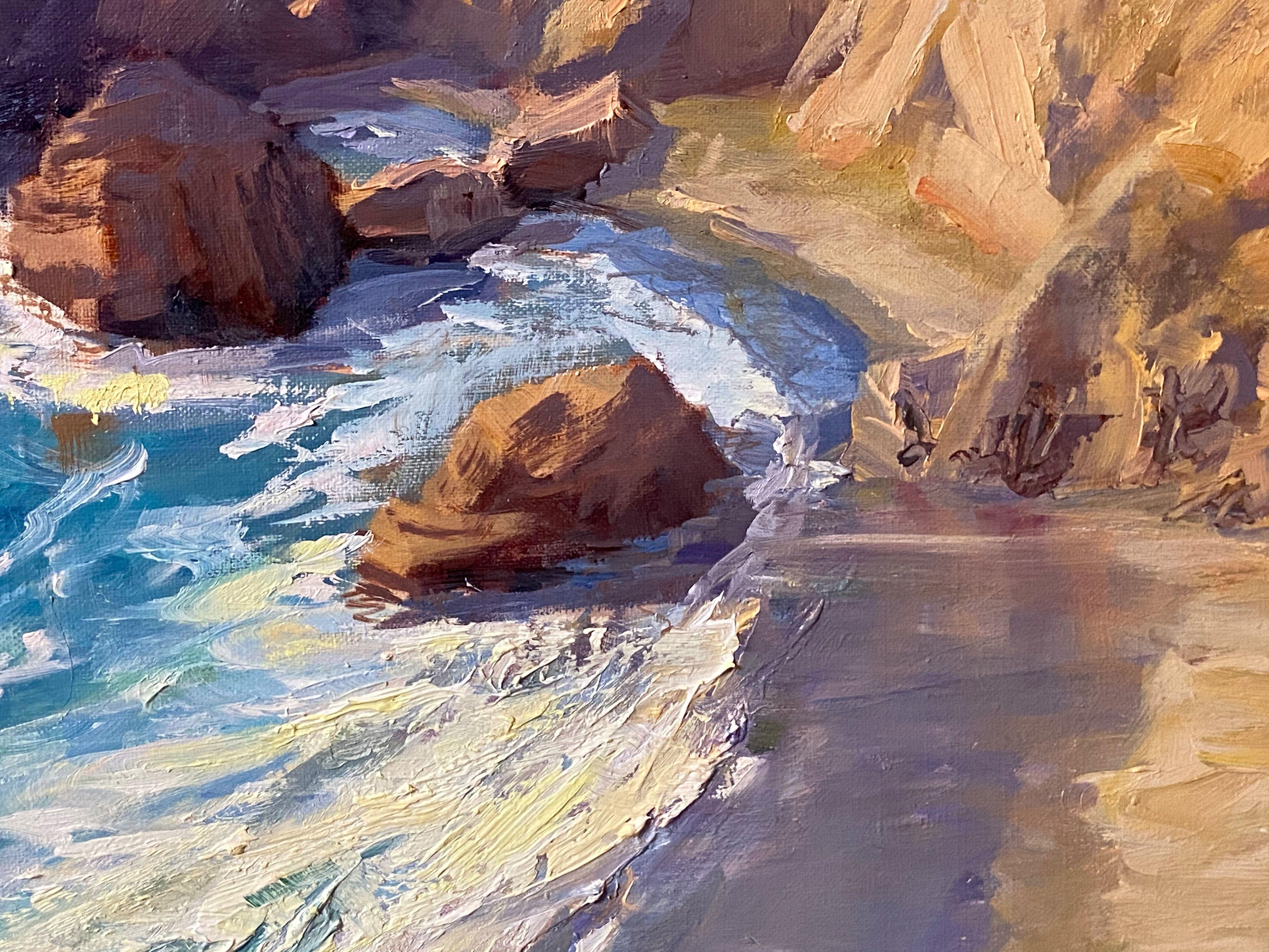 Shark Harbor Catalina Island Landscape, Painting, Oil on Canvas 1