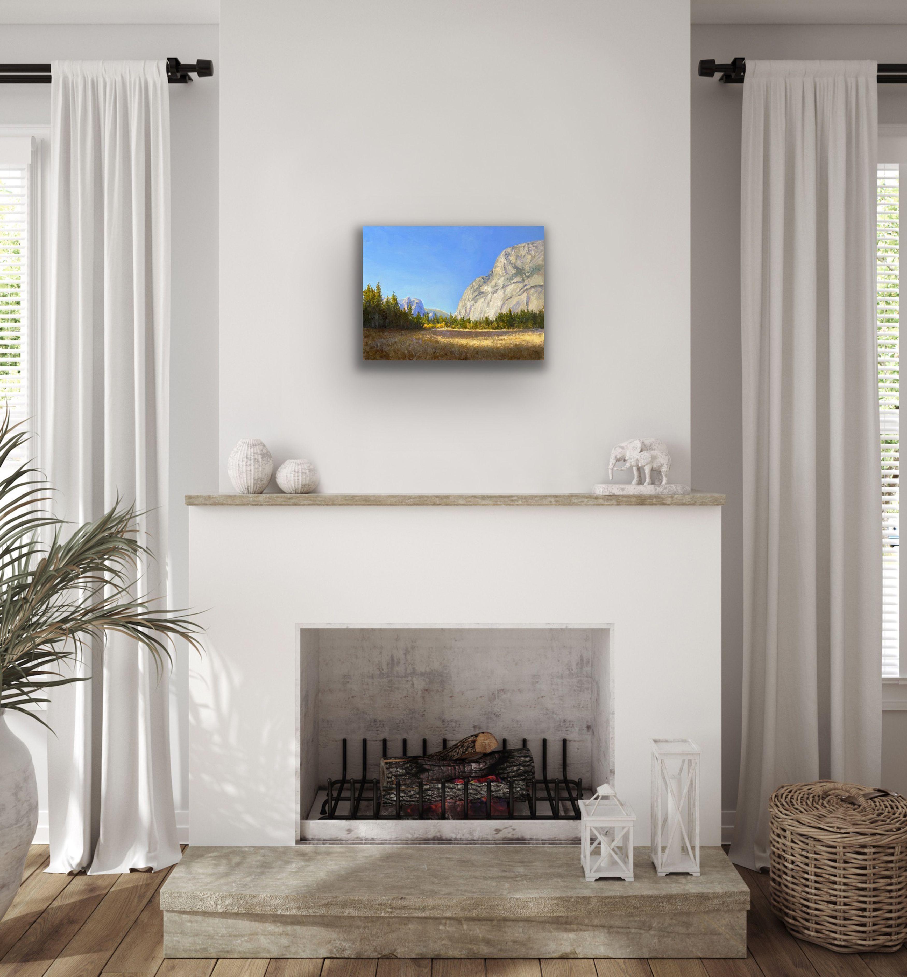 Yosemite Valley Fall Colors, Painting, Oil on Canvas For Sale 2
