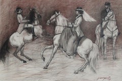 Horsemens, paper/mixed media, 2007